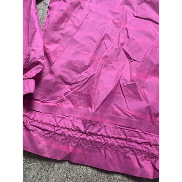 Vintage Nike ACG Windbreaker Hoodie Jacket Women M Pink Climbing 289987-680 2009 - Picture 5 of 11